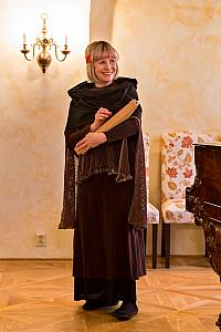 Gotické variace: Jitka Molavcová a Alfred Strejček, Festival mluveného slova LOGOS 23.4.2017, foto: Lubor Mrázek