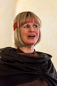 Gotické variace: Jitka Molavcová a Alfred Strejček, Festival mluveného slova LOGOS 23.4.2017, foto: Lubor Mrázek