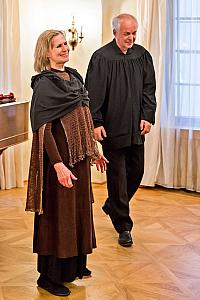 Gotické variace: Jitka Molavcová a Alfred Strejček, Festival mluveného slova LOGOS 23.4.2017, foto: Lubor Mrázek